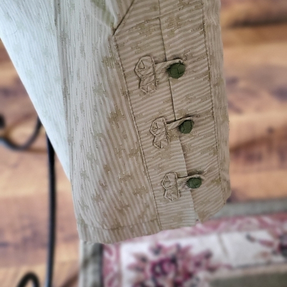 Exofficio 100% Cotton Sage Desinged Ankle Buttoned Sz. 12 Pants - Picture 4 of 15